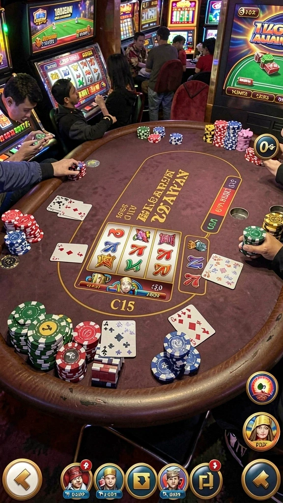 fb168 - Tampilan layar utama dengan karakter yang siap berpetualang.