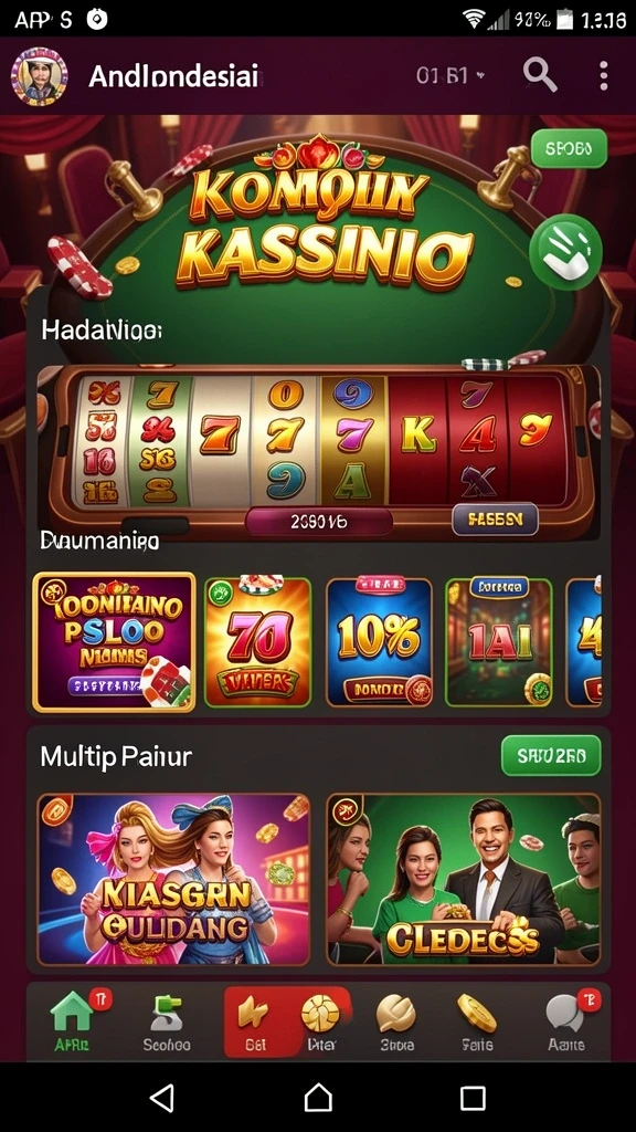 hometogel - Tampilan antarmuka pengguna yang intuitif.