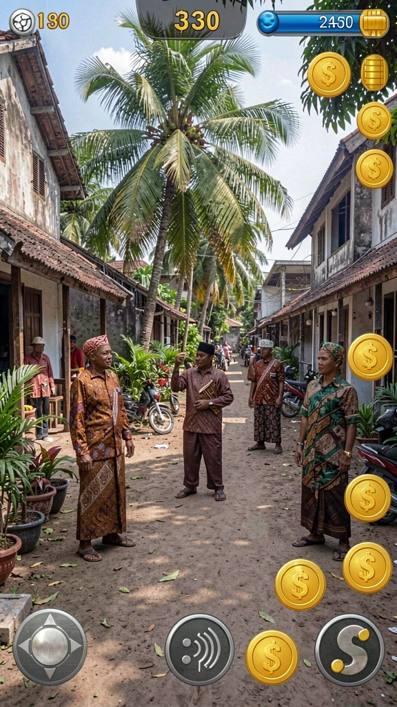 paus123 - Screenshot menampilkan karakter utama menjelajahi dasar laut.