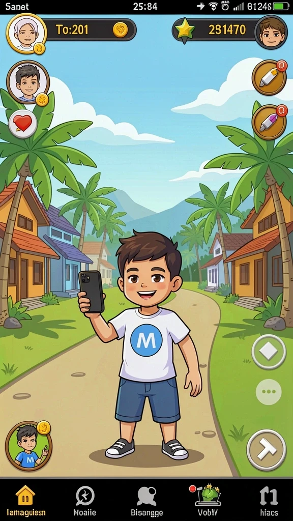 playwin - Tampilan antarmuka utama dengan pilihan mode permainan.
