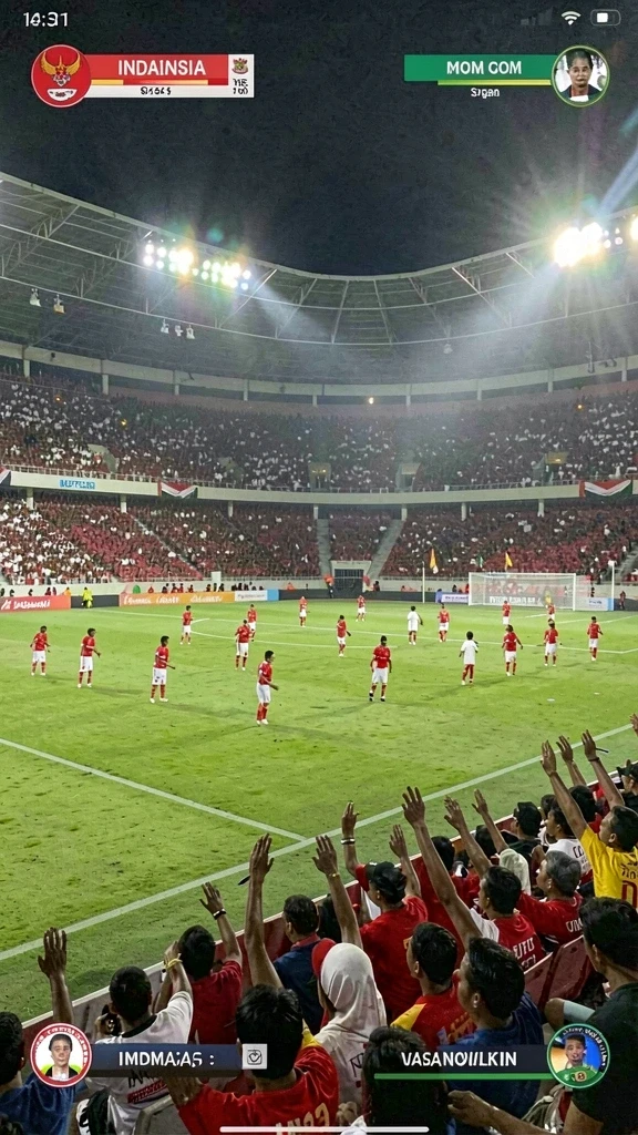 watitoto - Tampilan antarmuka utama gamenya yang menarik.
